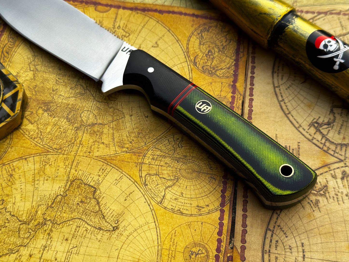 UA Forest Ranger - Hand Forged 11 Inches Camping Knife with G10 Micarta Handle