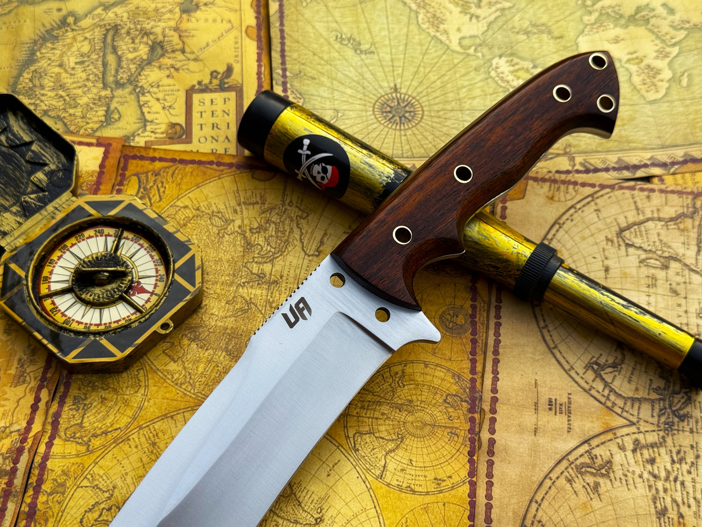 UA Bushcraft Pro - Hand Forged 12" Full Tang Hunting Knife