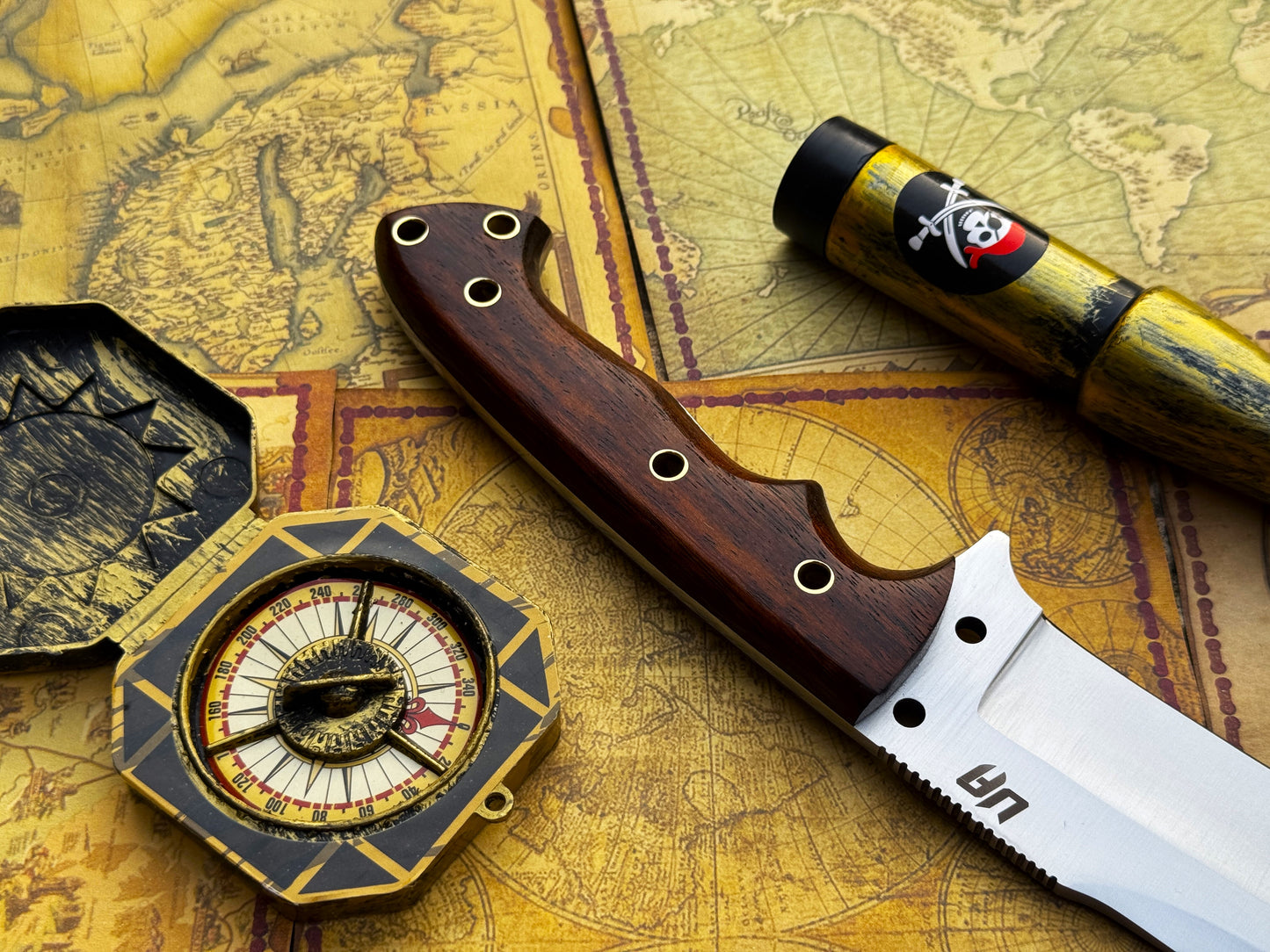 UA Bushcraft Pro - Hand Forged 12" Full Tang Hunting Knife
