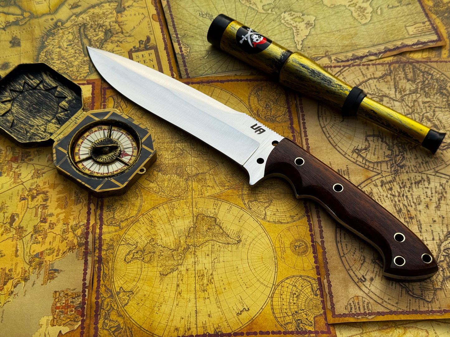 UA Bushcraft Pro - Hand Forged 12" Full Tang Hunting Knife