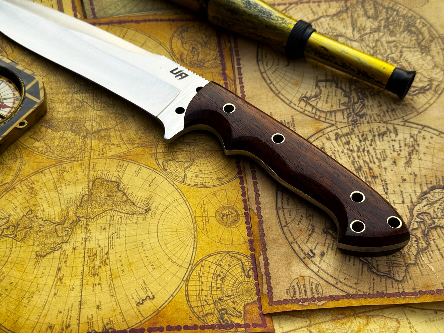 UA Bushcraft Pro - Hand Forged 12" Full Tang Hunting Knife