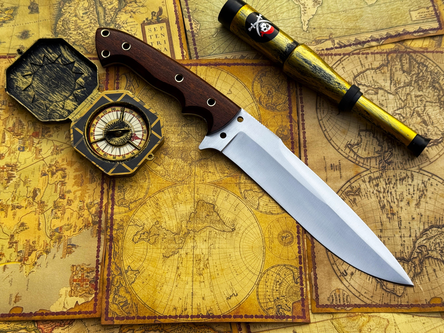 UA Bushcraft Pro - Hand Forged 12" Full Tang Hunting Knife