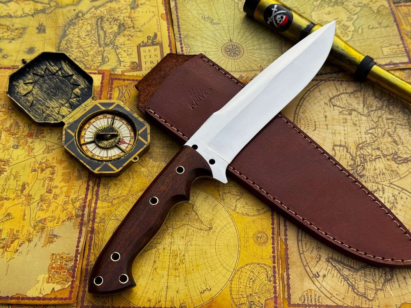 UA Bushcraft Pro - Hand Forged 12" Full Tang Hunting Knife