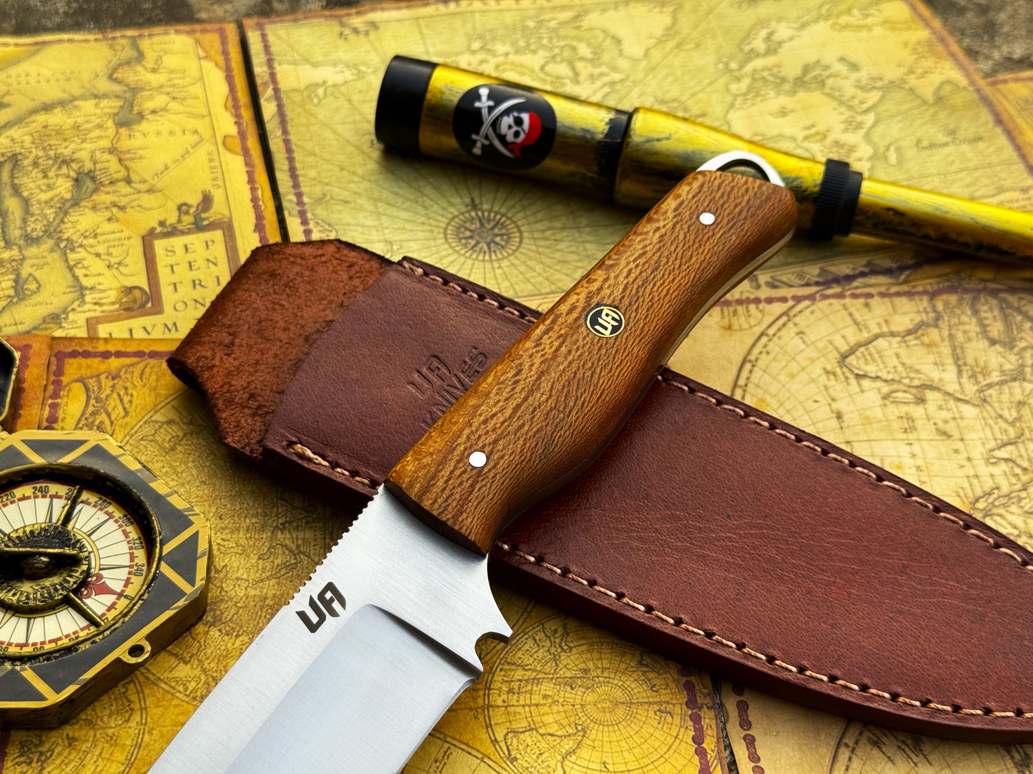 UA Nature Nook - Hand Forged Stainless Steel Hunting Knife