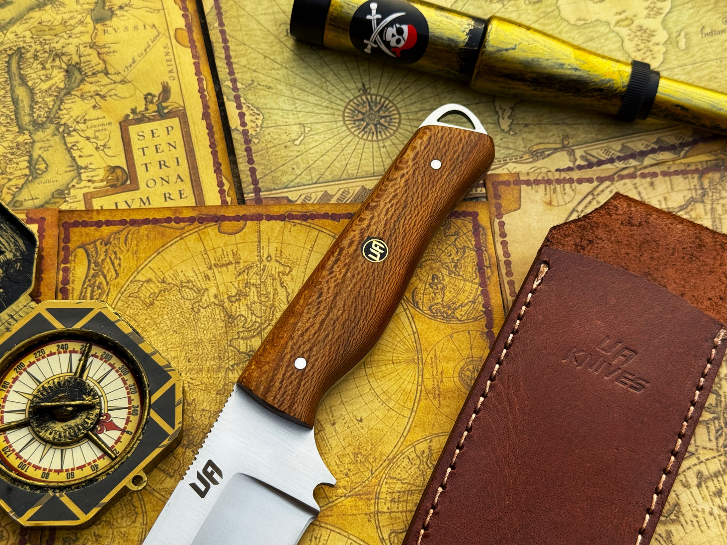 UA Nature Nook - Hand Forged Stainless Steel Hunting Knife