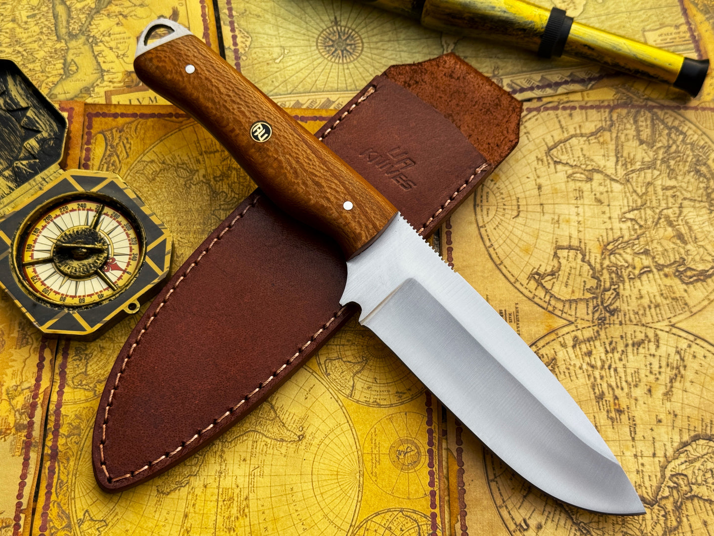 UA Nature Nook - Hand Forged Stainless Steel Hunting Knife
