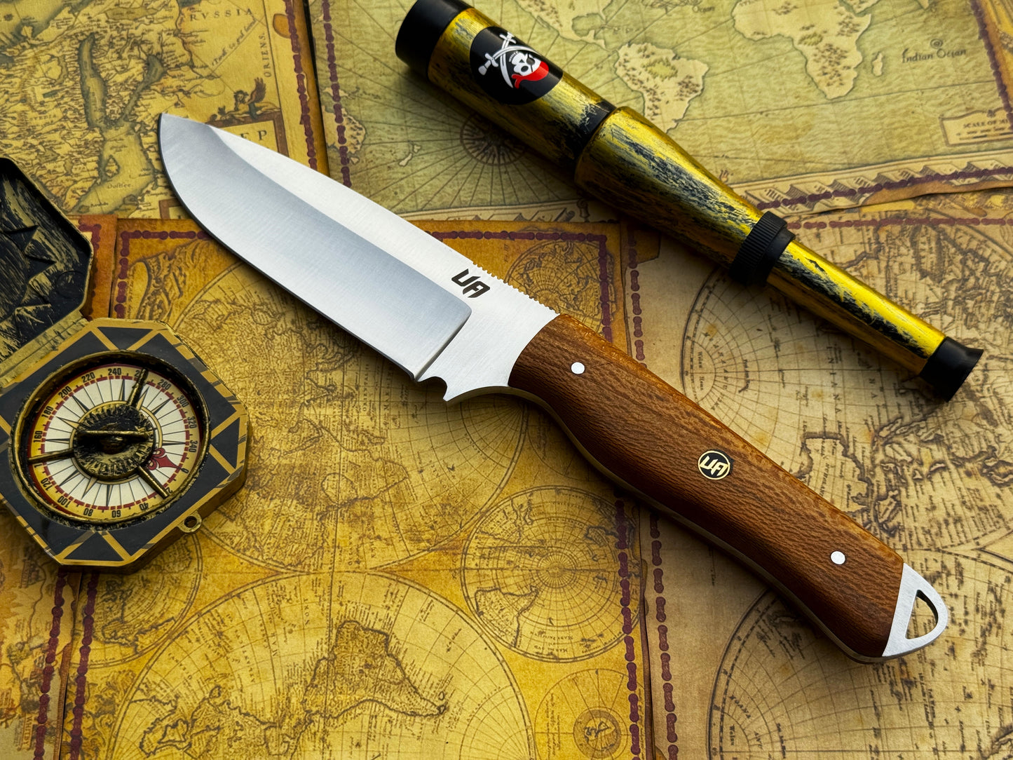 UA Nature Nook - Hand Forged Stainless Steel Hunting Knife