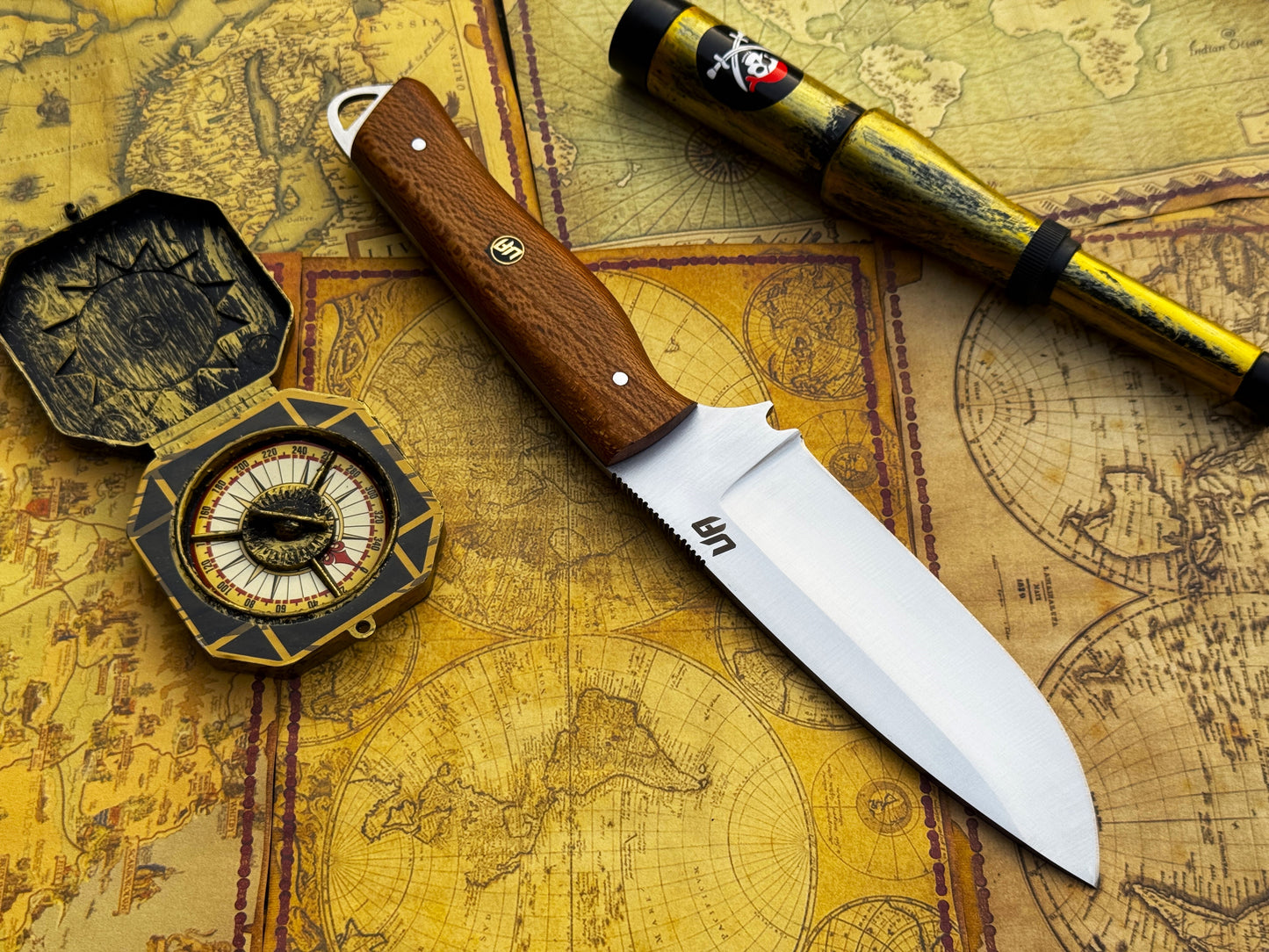 UA Nature Nook - Hand Forged Stainless Steel Hunting Knife