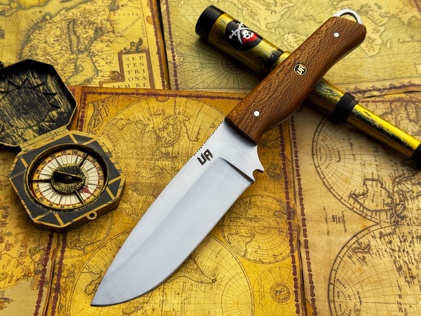 UA Nature Nook - Hand Forged Stainless Steel Hunting Knife