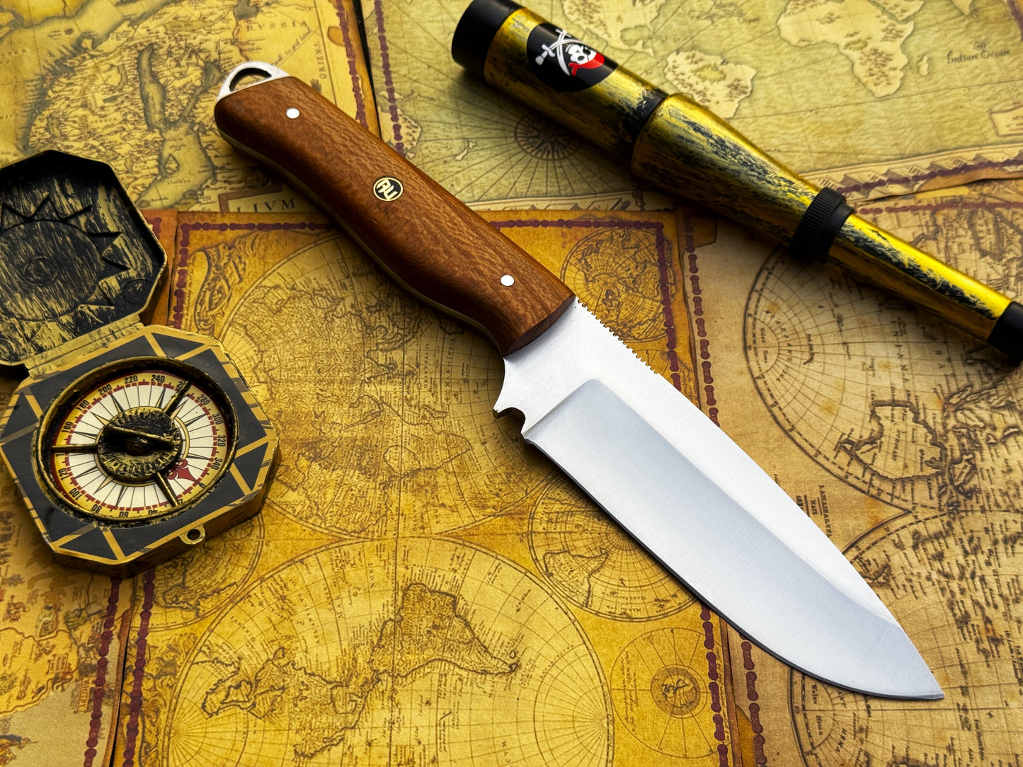 UA Nature Nook - Hand Forged Stainless Steel Hunting Knife