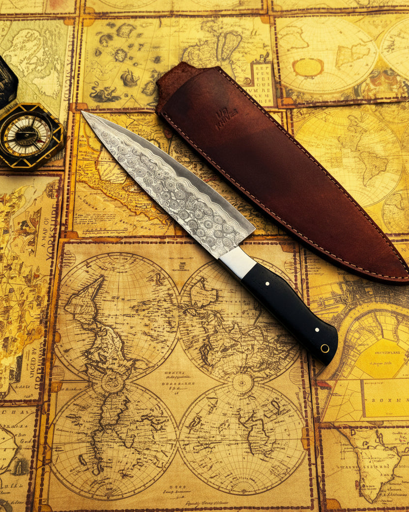 Damascus steel knife sharp durable blade for cooking and professional chefs