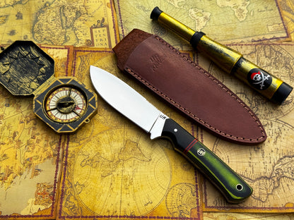 UA Forest Ranger - Hand Forged 11 Inches Camping Knife with G10 Micarta Handle