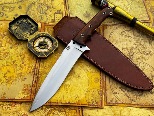 UA Bushcraft Pro - Hand Forged 12" Full Tang Hunting Knife