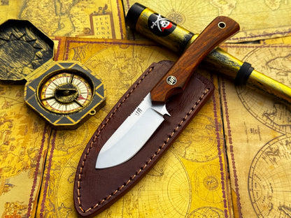 UA Cobra Strike - Handmade Lightweight Camping Knife with Sheath