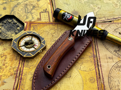 UA Cobra Strike - Handmade Lightweight Camping Knife with Sheath