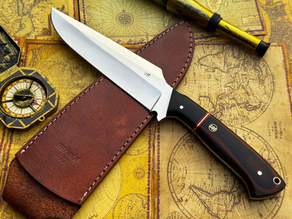 UA Dragons Tooth - Handmade Bowie Knife with Sheath
