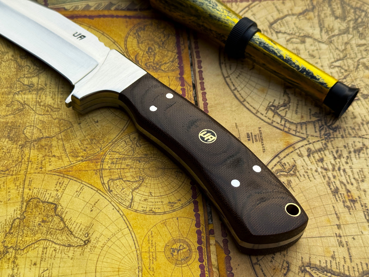 UA Bear Claw - Hand Forged Hunting Knife with G10 Micarta Handle