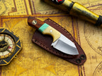 UA Knives handmade EDC utility knife with pocket protector, featuring a sleek blade and durable handle for everyday carry.