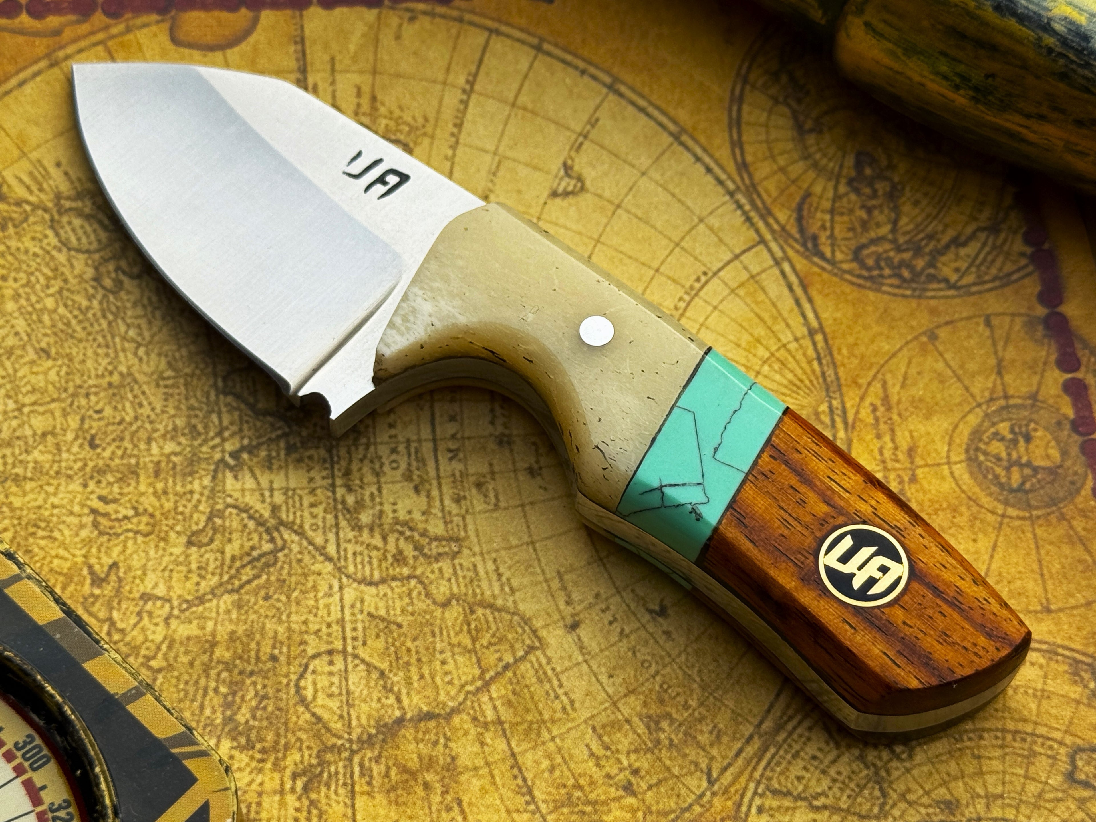 Handmade UA Pocket Protector EDC Utility Knife with durable blade and ergonomic handle for everyday carry and utility use.