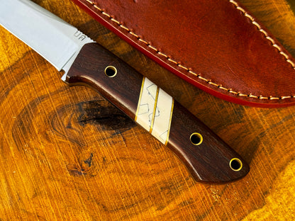 UA SIlver Myst - Stainless Steel Skinner Knife with Sheath