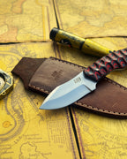 Strong and durable stainless steel knife for hunting and survival tasks